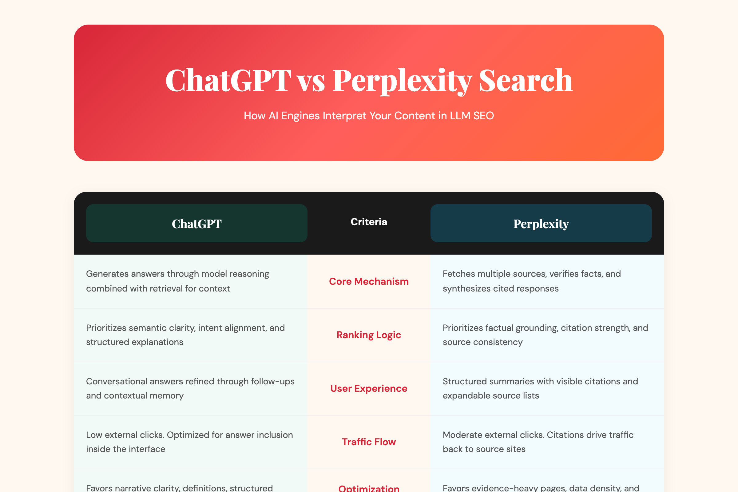 ChatGPT vs Perplexity Search