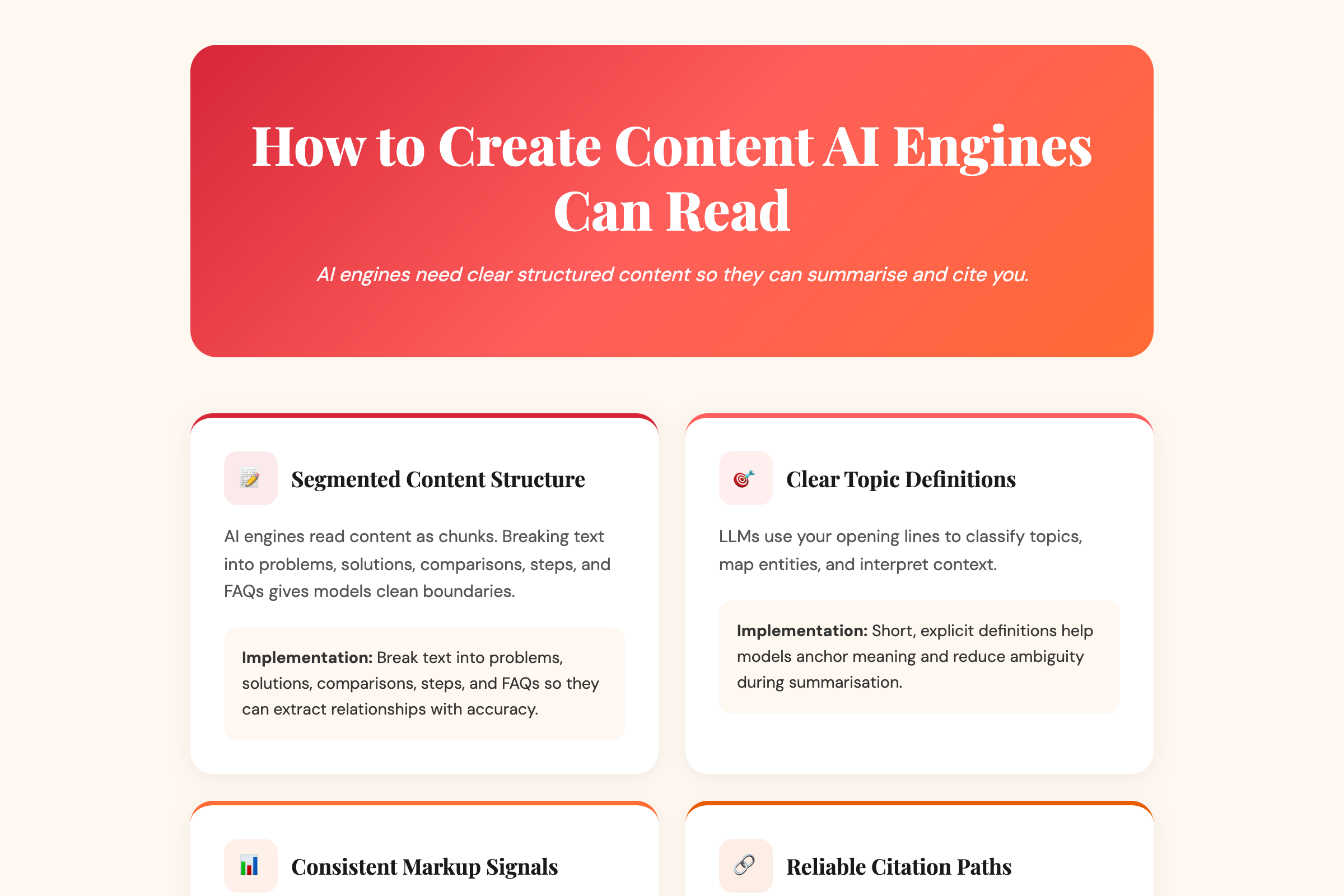 Content AI Engines Can Read