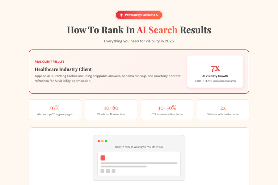 Rank In Ai Search Results