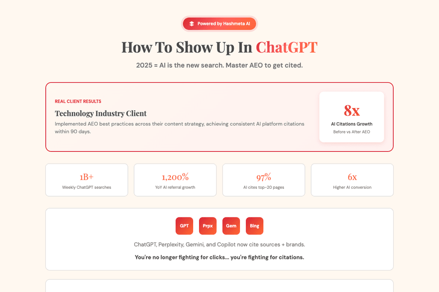 Show Up In Chatgpt