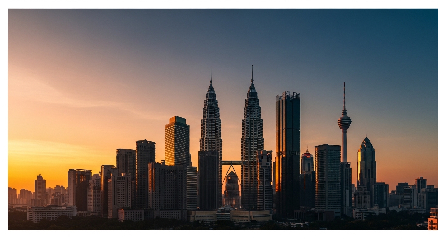 Kuala Lumpur business skyline