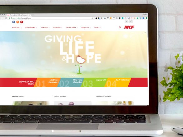 website campaigns - National Kidney Foundation Web Design & Development (Revamp) - Hashmeta