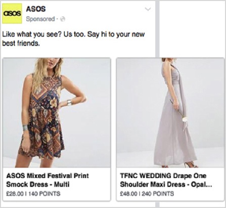 Facebook Retargeting with ASOS