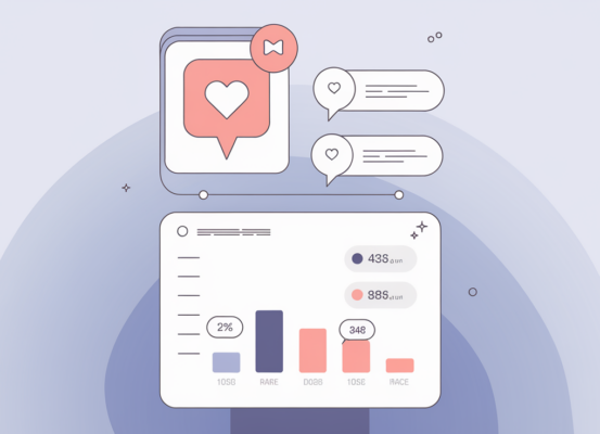 Banner with 'Data-Driven Social Media Reporting' title, featuring charts and graphs.
