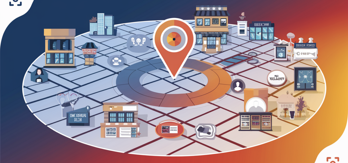 Banner with title 'Hyper-Local Near-Me SEO: Micro-Targeting Users Within a One-Kilometer Radius' in bold text.