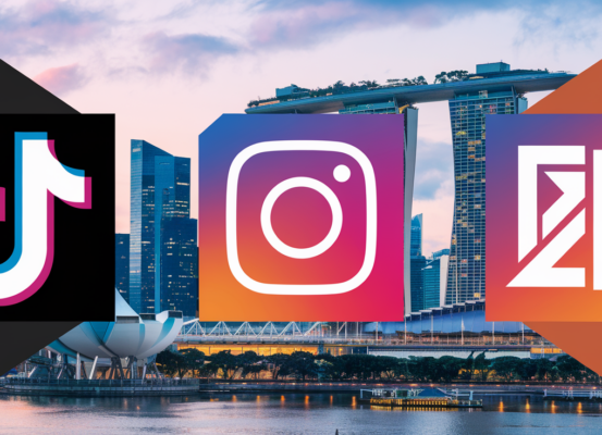 Blog banner showing TikTok, Instagram, Xiaohongshu logos with a business theme
