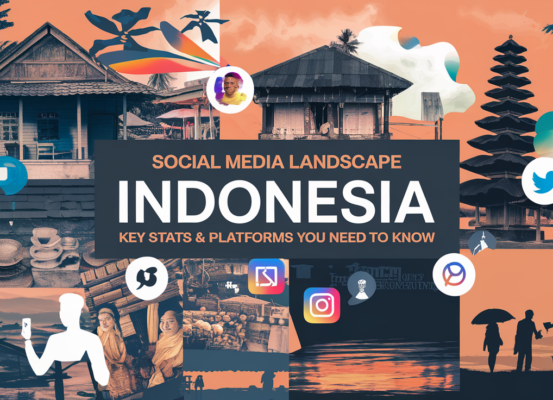 Blog banner titled 'Social Media Landscape Indonesia: Key Stats & Platforms You Need to Know'