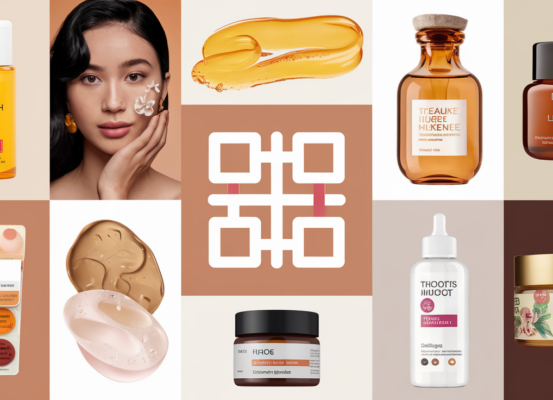 Banner with 'Thai Beauty Brands Winning on Xiaohongshu' title, vibrant design