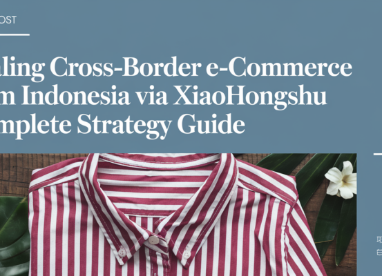 Blog banner: Scaling Cross-Border E-Commerce from Indonesia via Xiaohongshu