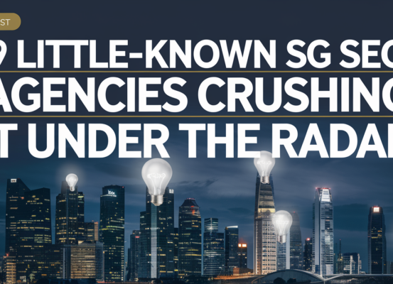 Blog banner titled '9 Little-Known SG SEO Agencies Crushing It Under the Radar'