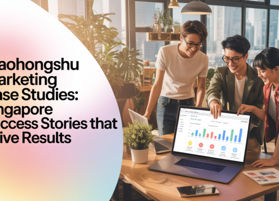 Banner with 'Xiaohongshu Marketing Case Studies: Singapore Success Stories' title