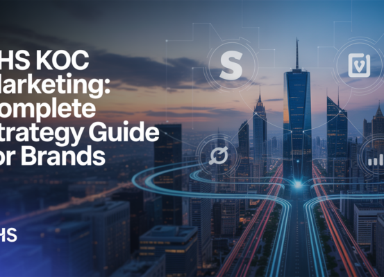 Blog banner titled 'XHS KOC Marketing: Complete Strategy Guide for Brands' with a sleek design.