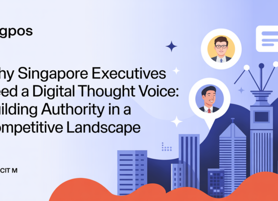 Blog banner with 'Why Singapore Executives Need a Digital Thought Voice' title