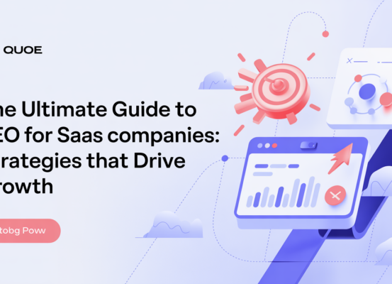 SEO guide banner with title text and digital growth icons