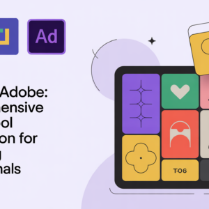 Banner with 'Canva vs Adobe: A Comprehensive Design Tool Comparison for Marketing Professionals' title