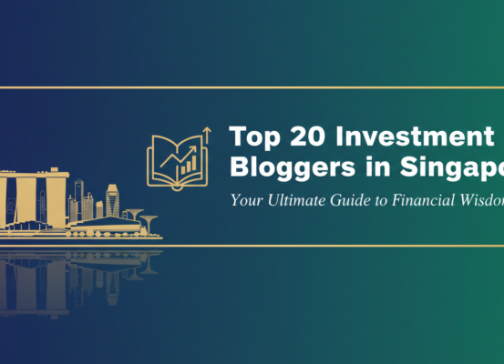 Banner with the title 'Top 20 Investment Bloggers in Singapore: Your Ultimate Guide to Financial Wisdom' in bold text.