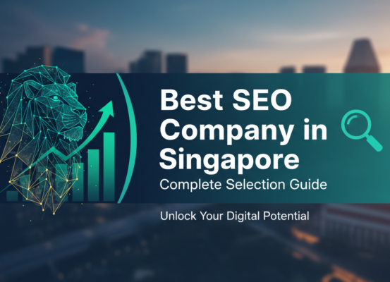 Banner with 'Best SEO Company in Singapore: Complete Selection Guide' title
