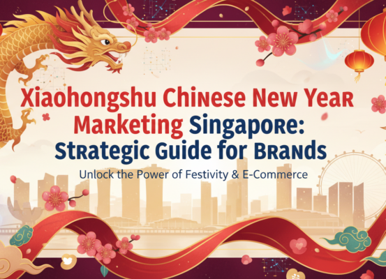 Banner with 'Xiaohongshu Chinese New Year Marketing Singapore: Strategic Guide for Brands' title