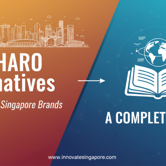 Blog banner with title 'Why HARO Alternatives Are Better for Singapore Brands: A Complete Guide'
