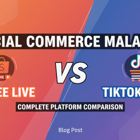 Banner for blog post 'Social Commerce Malaysia: Shopee Live vs TikTok Shop - Complete Platform Comparison'