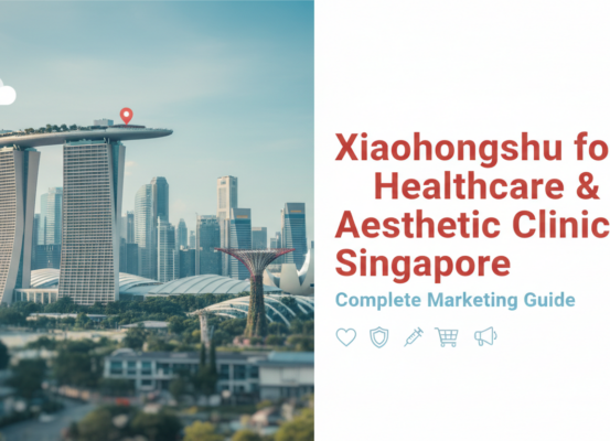 Banner for Xiaohongshu marketing guide for Singapore clinics