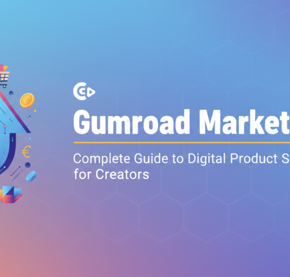 Banner with 'Gumroad Marketing: Complete Guide to Digital Product Sales for Creators'