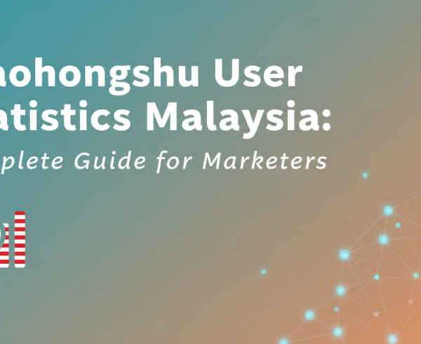 Banner with 'Xiaohongshu User Statistics Malaysia: Complete Guide for Marketers' title