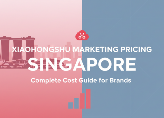 Blog banner with 'Xiaohongshu Marketing Pricing Singapore: Complete Cost Guide for Brands' title