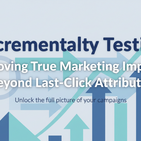 Banner with 'Incrementality Testing: Proving True Marketing Impact Beyond Last-Click Attribution' title