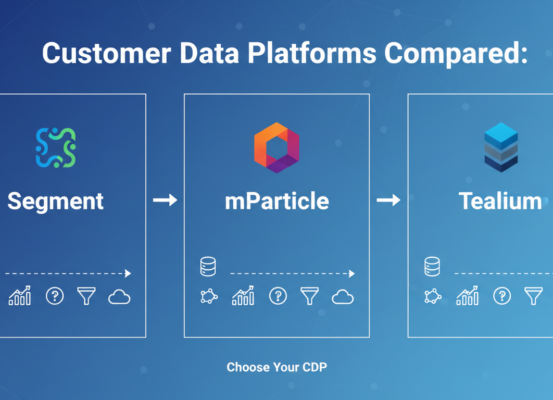 Blog banner titled 'Customer Data Platforms Compared: Segment vs mParticle vs Tealium'.