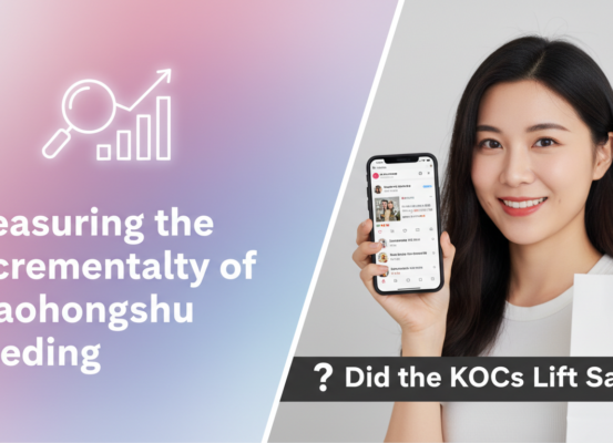 Blog banner: 'Measuring Incrementality of Xiaohongshu Seeding: Did KOCs Lift Sales?'