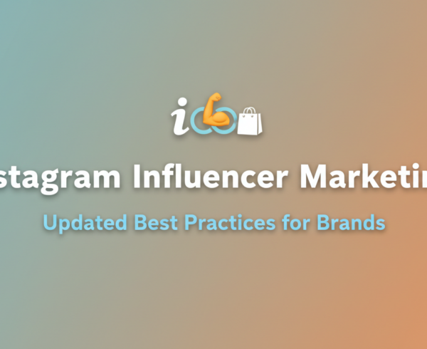 Banner with 'Instagram Influencer Marketing' title, vibrant colors, social media icons.