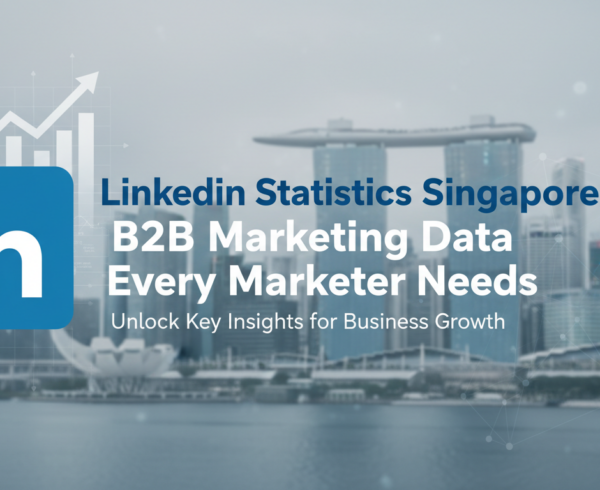 Banner with 'LinkedIn Statistics Singapore: B2B Marketing Data Every Marketer Needs' title