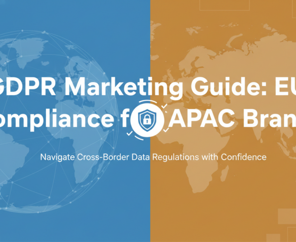 GDPR Marketing Guide banner with EU flag and APAC map icons
